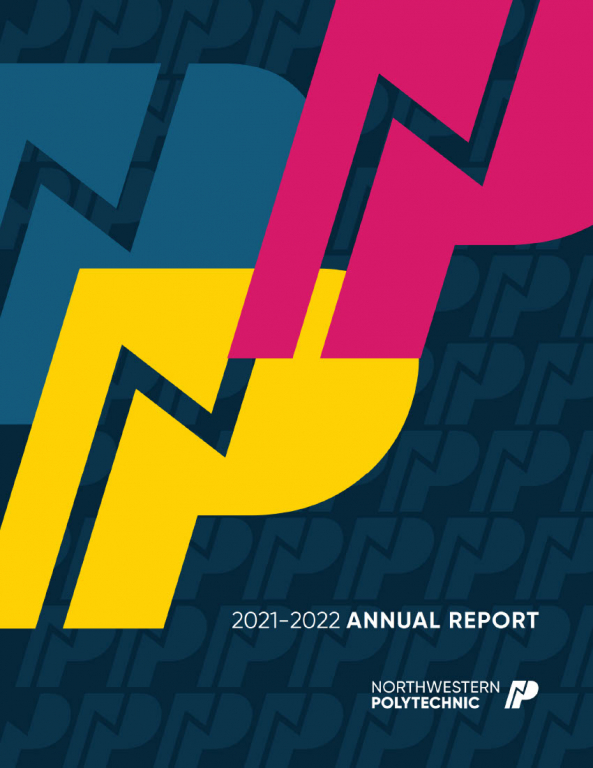 Cover of the 2021-22 annual report