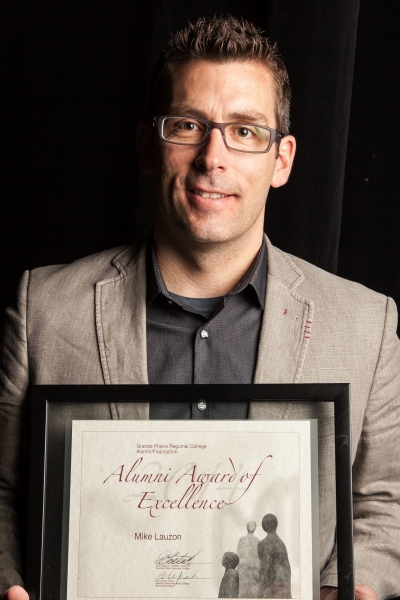 Mike Lauzon, 2014 award recipient