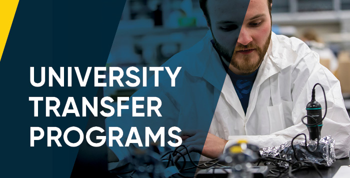 University Transfer Programs Offered