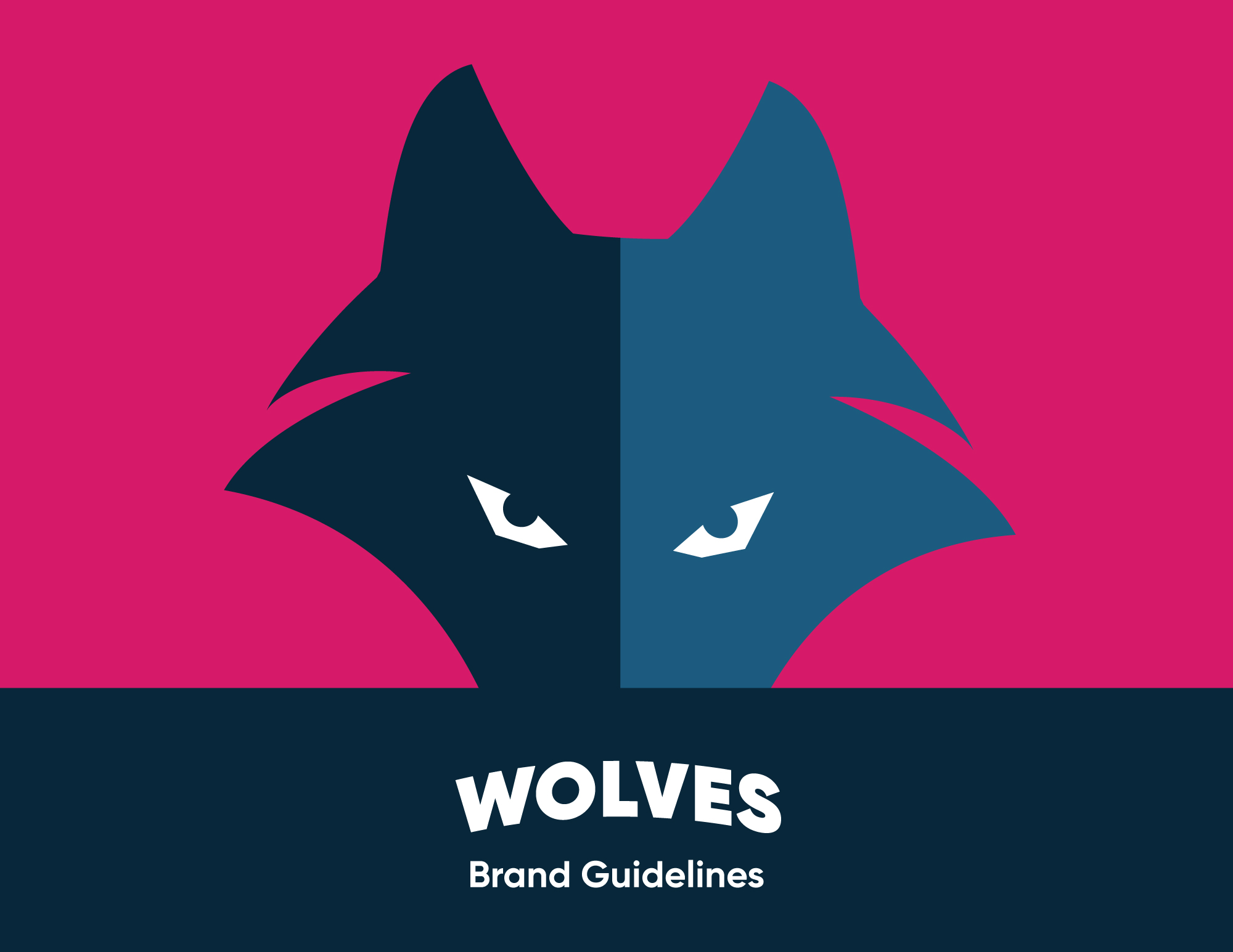 Cover of the official NWP Wolves Brand Guide