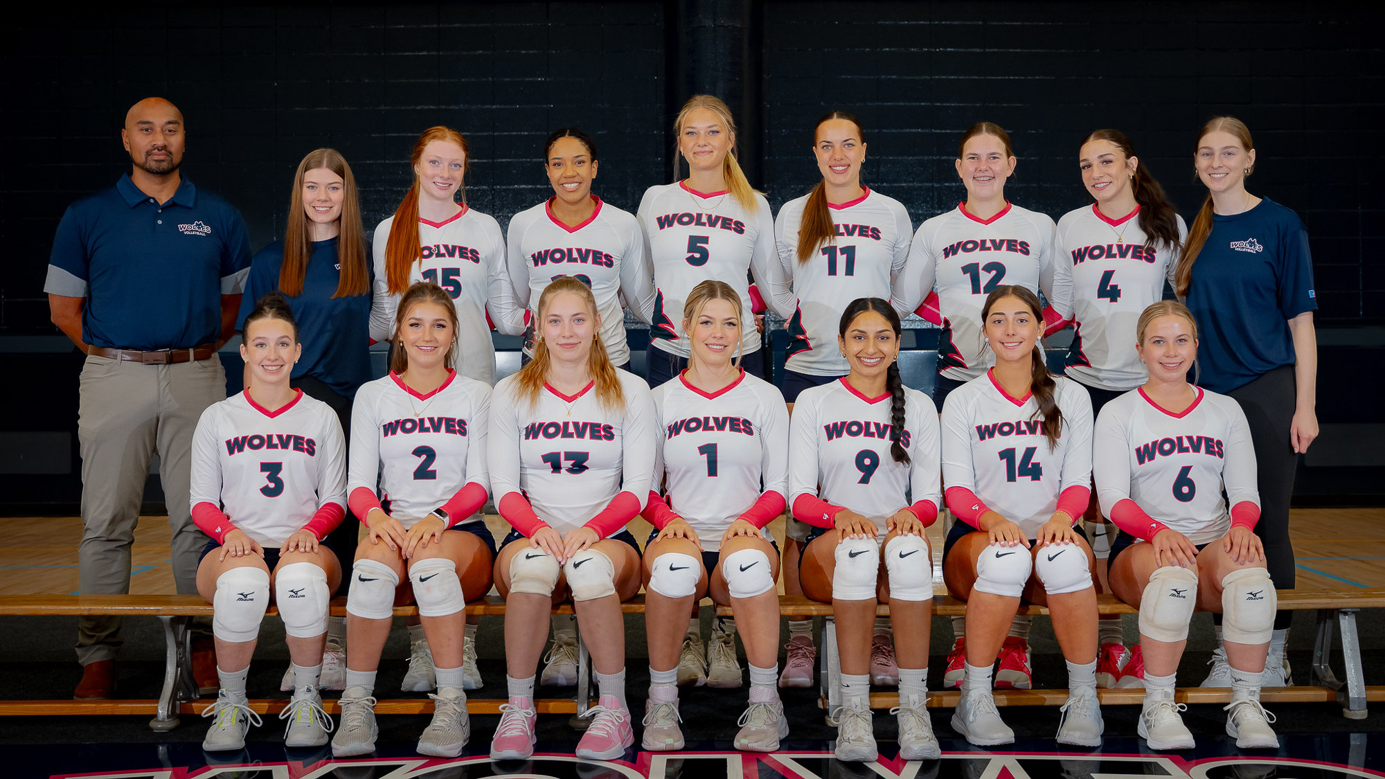 2025-26 women's volleyball, team photo