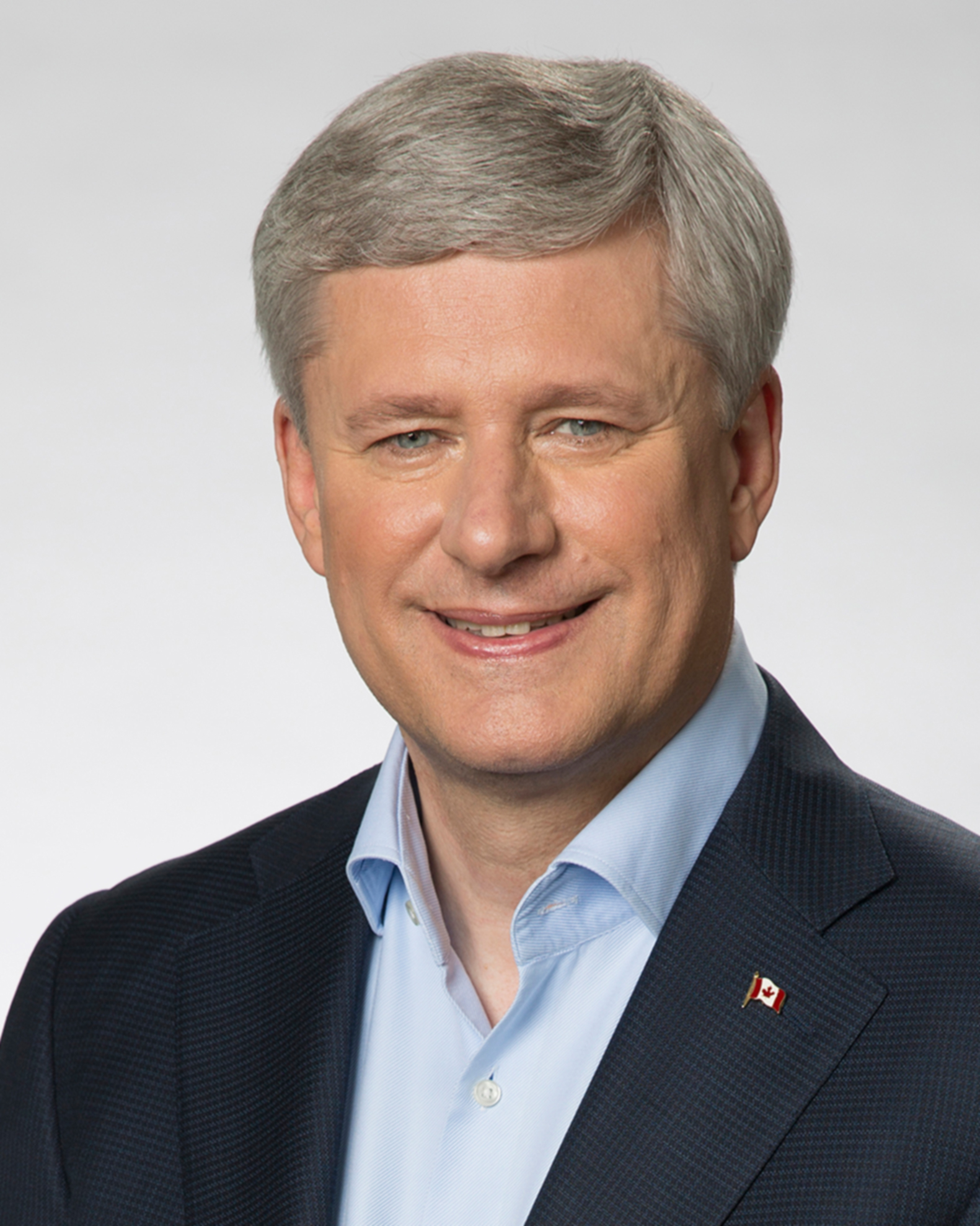 Portrait of former Prime Minister of Canada, The Right Honourable Stephen Harper.