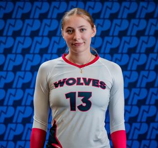 Official headshot of Wolves Women's Volleyball player, Helaina Zeyha