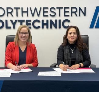 Dr. Vanessa Sheane, President and CEO of NWP and Dr. Judy Kim-Meneen, Executive Education Director, Tallcree Education Authority
