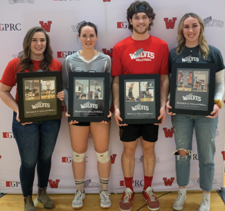From L to R: Mckenna Wolstenholme, Leah Friesen, Tristian Moon, and Jaden Cross.