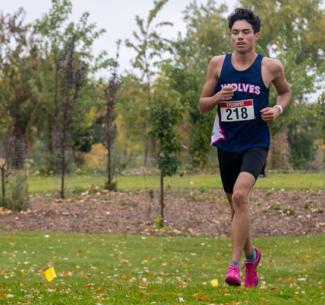 Colton Michel, Wolves XC Running athlete