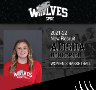GPRC Wolves Women's Basketball New Recruit, Alisha Boulerice.