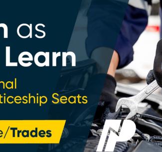 80 Additional Apprenticeship Seats Now Available!