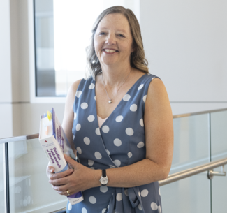 Karen Oostra at the Health Education Centre