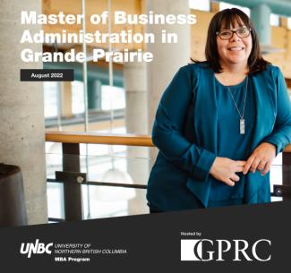 GPRC to host UNBC Master of Business program, beginning August 2022.