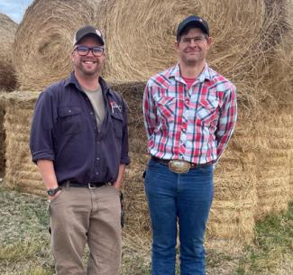 Project leaders, Nathan Parlee (L) and Riley Buker (R)