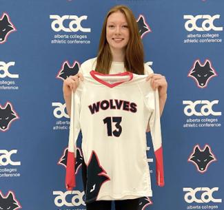Gillian Head, the newest Women's Volleyball recruit will join the Wolves for the 2025-26 ACAC season.