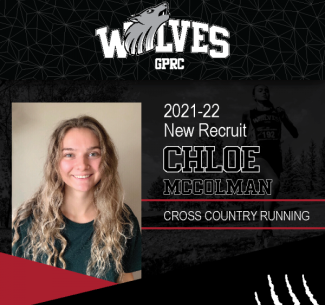 Chloe McColman starts her first year with the Wolves Cross Country team.