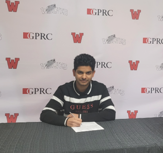 Wolves Men's Soccer recruit, Daksh Deep Singh.