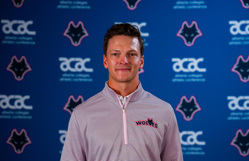 Golf head coach, Nathan Barendregt