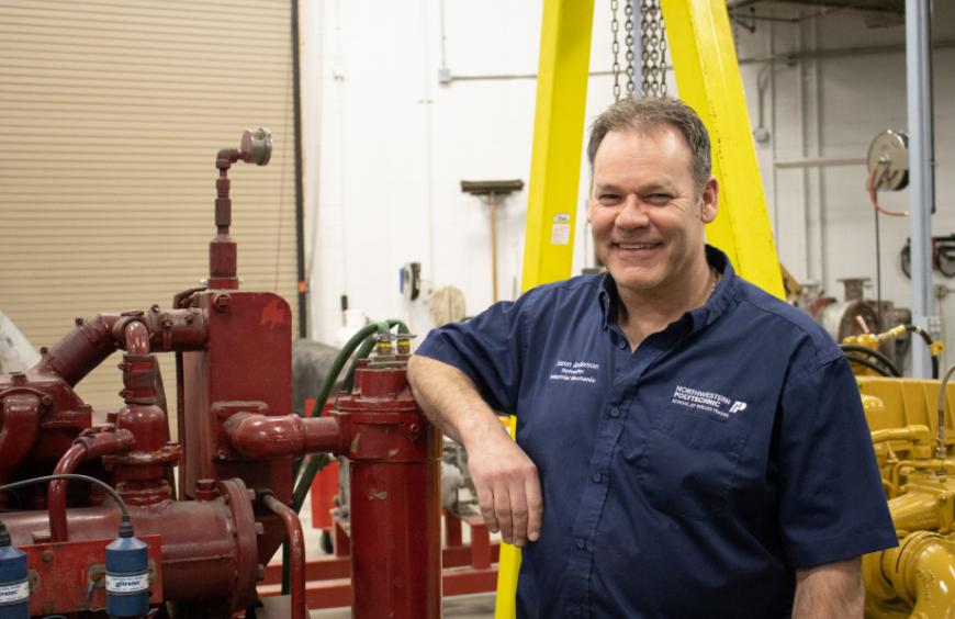 NWP Millwright Instructor Aaron Anderson