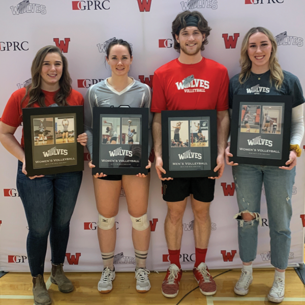 From L to R: Mckenna Wolstenholme, Leah Friesen, Tristian Moon, and Jaden Cross.