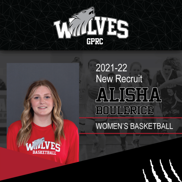 GPRC Wolves Women's Basketball New Recruit, Alisha Boulerice.