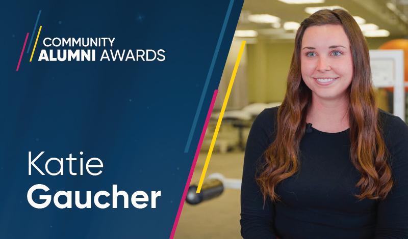Katie Gaucher, Young Entrepreneur Award recipient.