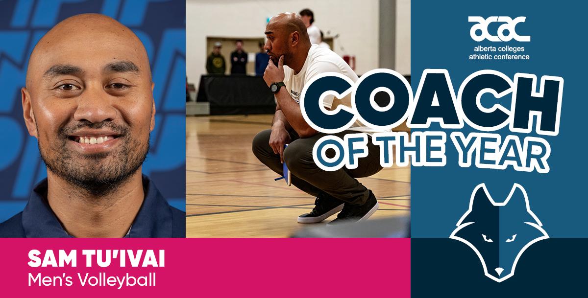 NWP Wolves Sam Tu’ivai Honoured ACAC 2023-24 Volleyball Coach of the Year.