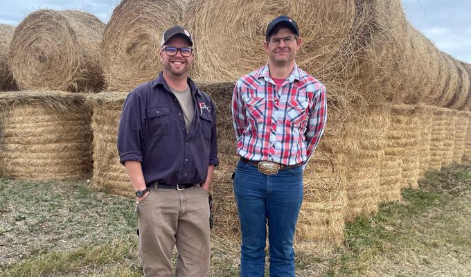 Project leaders, Nathan Parlee (L) and Riley Buker (R)