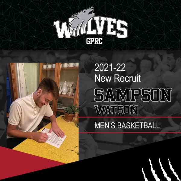 GPRC Wolves Men's Basketball recruit, Sampson Watson.