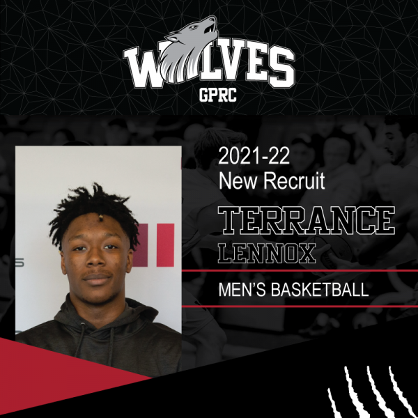 GPRC Wolves Men's Basketball recruit, Terrance Lennox.