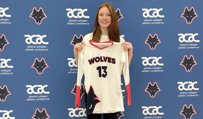 Gillian Head, the newest Women's Volleyball recruit will join the Wolves for the 2025-26 ACAC season.