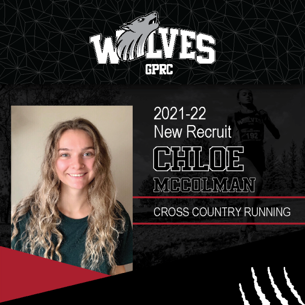 Chloe McColman starts her first year with the Wolves Cross Country team.