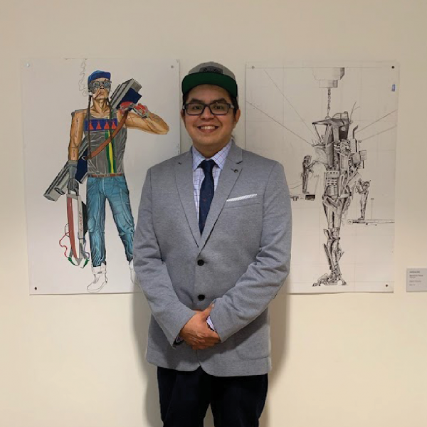 Morgan Zoe, alumni, has had his artwork selected by  Purolator’s limited-edition holiday packaging campaign.