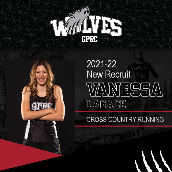 Vanessa Lagace joins the Wolves Cross Country Running team.