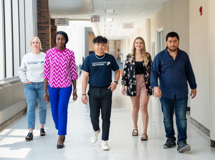 As the largest post-secondary institution in northern Alberta, Northwestern Polytechnic is a natural point of convergence for knowledge, skills, creativity, and collaboration.   We exist wholeheartedly for the domestic and international students who call our campuses home, the distinctive communities and industries we serve, and the staff and faculty who honour us with their expertise and insights every day.  