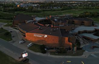 Aerial view of NWP Grande Prairie Campus