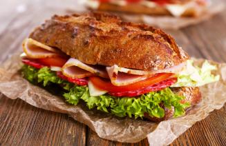 Delicious club sandwich