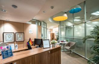 The reception area of Mental Health Services