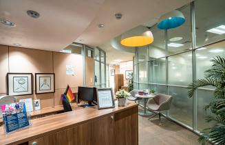 The reception area of Mental Health Services
