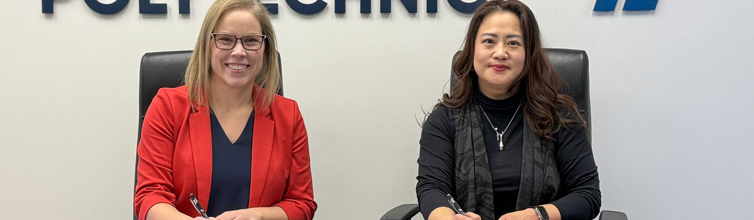 Dr. Vanessa Sheane, President and CEO of NWP and Dr. Judy Kim-Meneen, Executive Education Director, Tallcree Education Authority