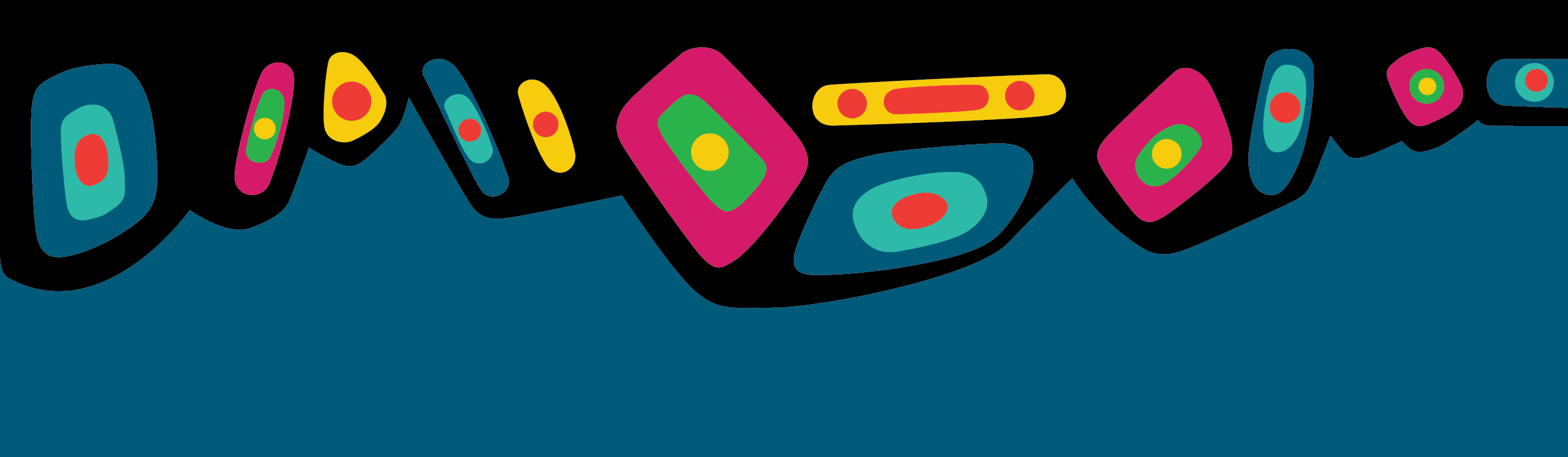 Colourful Indigenous artwork